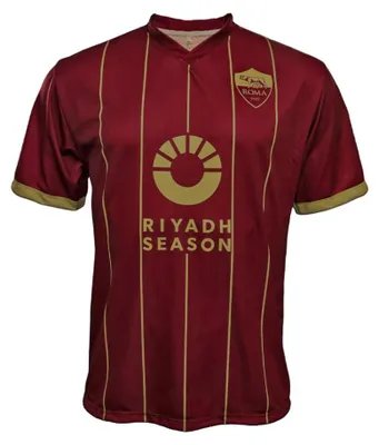 Obrázek produktu pro Oficiální replika dresu AS Roma, domácí, sezóna 24-25, bez jména a čísla, velikost S