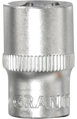 Obrázok produktu pre 1/4 palca 10 mm krátky šesťhranný objímkový kľúč GRANITE