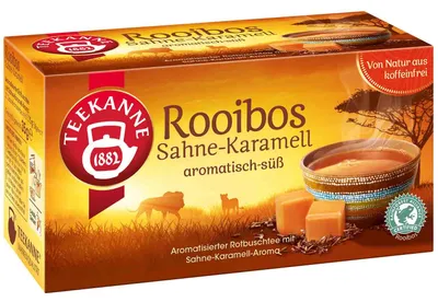Obrázek produktu pro Čajová konvice Rooibos krémová příchuť karamel 20 dvoukomorových sáčků 35g