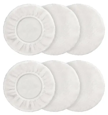 Woll-Polierpads, 6 Stück, 220 g, 27x20x2,3 cm