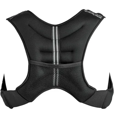 Produktbild von Gewichtsweste Weight Vest 10 kg  verstellbar für Gewicht Tranning Krafttrainning Mann/Frau Schwarz