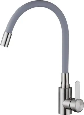 Obrázek produktu pro Kuchyňská baterie Delvant FLEX s flexibilní výpustí šedá