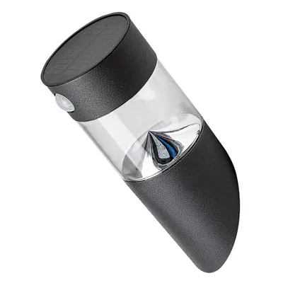 Obrázek produktu pro Rabalux Černé fasádní solární LED svítidlo s pohybovým čidlem Kapuas 1,5W IP44 77015