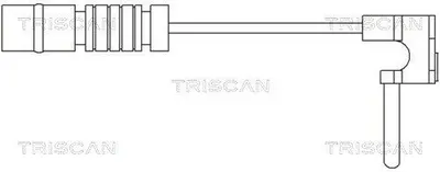 Produktbild von TRISCAN Warnkontaktsatz Bremsbelagverschleiß 8115 23006 passend für MERCEDES-BENZ Stufenheck (W124) 93mm