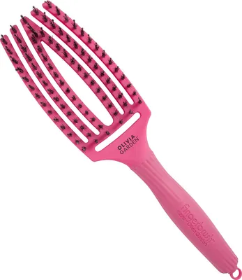 Zdjęcie produktu dla Olivia Garden FingerBrush Combo Medium Szczotka do włosów Hot Pink