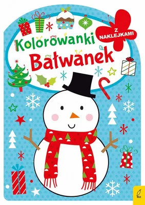 Obrázok produktu pre Bałwanek. Kolorowanka z wykrojnikiem