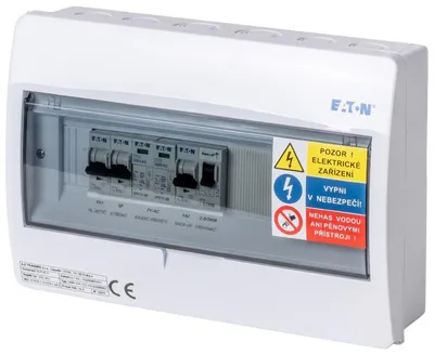 Imagen del producto de Solarmi ACZ1, cuadro de distribución para instalaciones fotovoltaicas, con interruptores, diferenciales, 3,7 kW, monofásico, con batería de respaldo