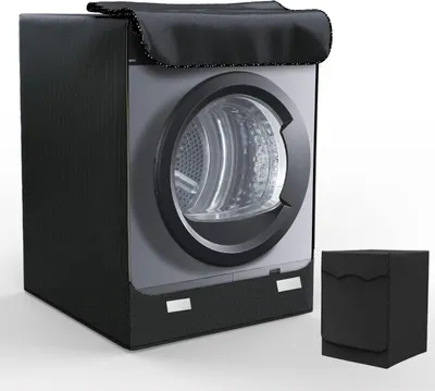 Produktbild von LCopri Lavatrice Waschmaschinenabdeckung, Schwarz, XL-60×64×85cm