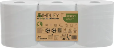 Produktbild von Papernet Rollenhandtuch Simplify 419951 2lg. 130m 3St.