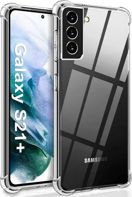 Produktbild von Hülle für Samsung Galaxy S21 PLUS - Stoßfeste Transparent Handyhülle Kratzfest Schutzhülle Ultra Dünn Phonillico®