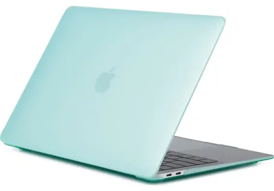 Produktbild von Mobigear Schutzhülle für MacBook Air 13 Zoll (2018-2020), Hartschalenhülle, MacBook Case - Grün - Modell A1932 / A2179 / A2337