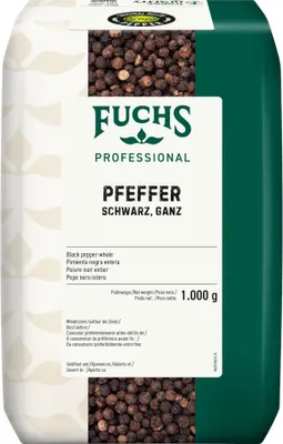 Obrázek produktu pro Fuchs 380787003 Fuchs Pfeffer schwarz ganz Gewürz, 1000,0 g