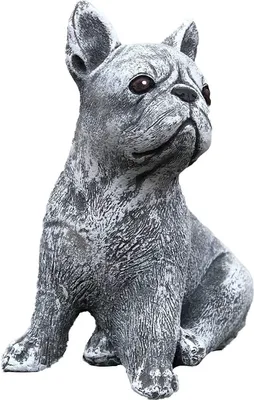 Produktbild von stoneandstyle Steinfigur französische Bulldogge Frenchie frostfest wetterfest Steinguss