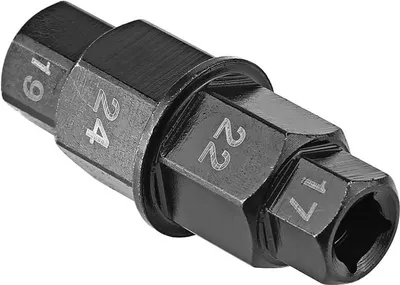 Produktbild von Motorrad-Vorderrad, 1 Stück 17 19 22 Adapterschlüssel-Steckschlüssel Demontage Montage Motorrad-Vorderradachse 24 mm