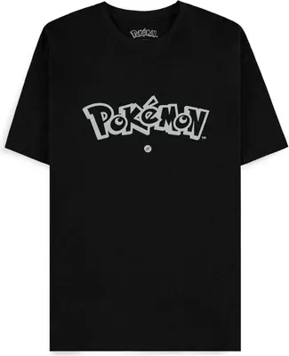 Produktbild von Pokémon T-Shirt Herren Logo schwarz M