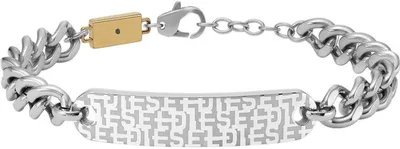 Produktbild von Diesel DX1429931 Herren Armband Edelstahl Bicolor Gold 22 cm
