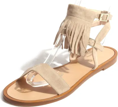Produktbild von B0383 sandalo donna PENNYBLACK scarpa frange beige shoe woman