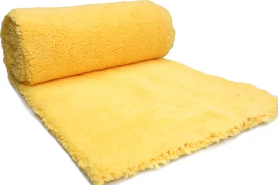 Obrázek produktu pro Minky Sherpa Lamb Faux Fur Yellow 50x160 cm