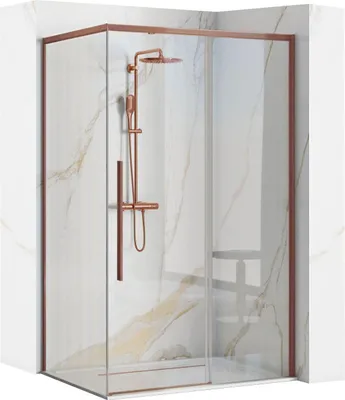 Immagine prodotto di Cabina Doccia Rea Solar Brush Copper 90X120