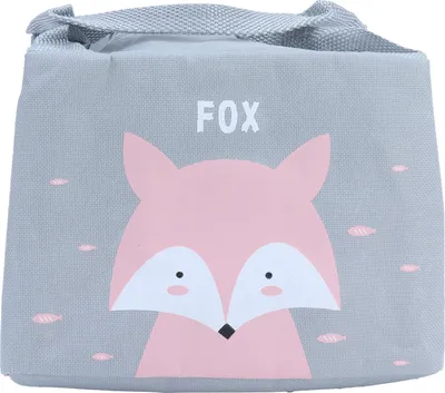 Obrázek produktu pro Obědová taška Cartoon Portable Picnic Food Box Storage Tote Bag pro domácí kancelář Outdoor PicnicFox