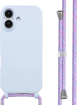 Zdjęcie produktu dla imoshion Silikonowe etui ze sznurkiem do Apple iPhone 17 - Fioletowy