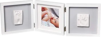 Produktbild von Famanu Babyfotolijst Set mit Hand- und Fußabdruck - für die Kinderzimmergestaltung