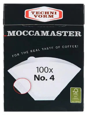 Zdjęcie produktu dla Moccamaster filtrów do ekspresów rozmiar 4