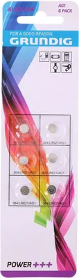Produktbild von Batterie Knopfzelle AG1, 6 Stk.
