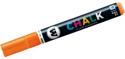 Obrázek produktu pro Křídový popisovač Molotow CHALK 4 mm, č. 007, neonově oranžový