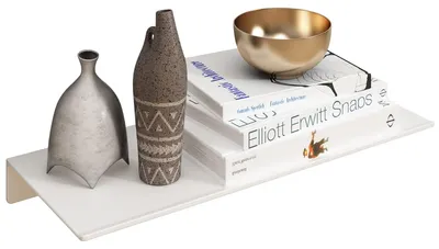 Image de Petite étagère murale en métal, étagère murale, étagère murale noire, petite étagère de salle de bain, étagères d'exposition pour rangement mural (blanc, 30 cm)