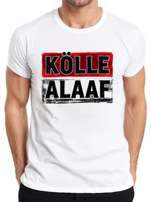 Immagine prodotto di Kölle Alaaf Carnevale di Colonia Fastnacht Carnevale T-shirt da uomo, bianca, XL