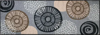 Produktbild von Erwin Müller Fußmatte Neuwied" silber/braun 80x200 cm"