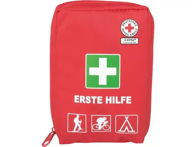 Produktbild von Erste Hilfe Set 38-Teilig in einer kompakten Gürteltasche Notfall Verbandsmaterial MHD bis 2030