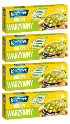Produktbild von Kucharek Gemüsebrühe 480g - 48 Würfel - Gemüse Brühe Bouillon für Suppen