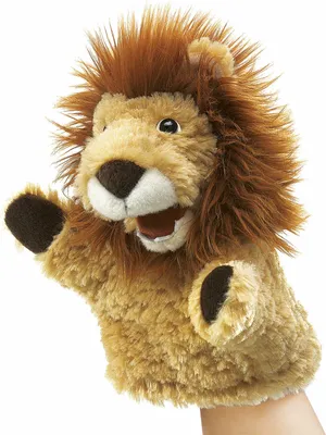 Produktbild von Folkmanis Handpuppe kleiner Löwe 18 cm