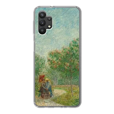 Produktbild von MuchoWow® Handyhülle Schutzhülle Hülle für Samsung Galaxy A32 5G Garten mit Liebenden - Vincent van Gogh Silikon Softcase Handy Hülle - Softcase