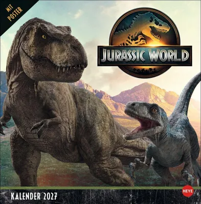 Produktbild von Jurassic World Broschurkalender 2027