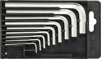 Produktbild von Fortis 4317784729949, 9 Stück(e), 1.5,2,2.5,3,4,5,6,8,10 mm, Chrom