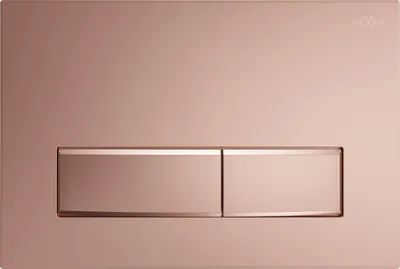 Image de Fenix 09 bouton de chasse, or rose /compatible avec Geberit Sigma UP300 et UP320/ (600905)