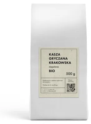 KASZA GRYCZANA KRAKOWSKA NIEPALONA BIO 500 g - THE PLANET
