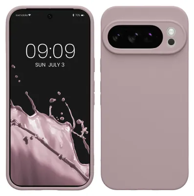 Produktbild von kwmobile Handyhülle für Google Pixel 10 Pro Hülle - weiches Handy Silikon Case - Schutzhülle Cover - Nude Lilac