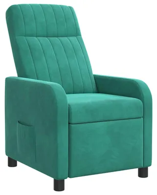 Image de Fauteuil club en velours turquoise (vidaXL)