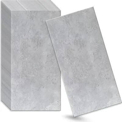 Produktbild von Verdico | 3D Wandpaneele Polystyrol - Grau - 100x50 Cm - 16 Stück - Architektonischer Beton - 8 m2 - Deckenpaneele