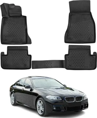 Immagine prodotto di 2013-2017 BMW Serie 5 F10 F11 xDrive Tappetini TPE Nero 4 pz