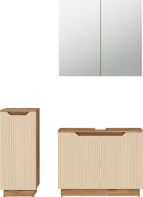 Immagine prodotto di Set di mobili da bagno Vicco Lotta Cachemire 3 parti, Model 59539