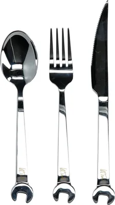 Zdjęcie produktu dla KS-TOOLS promocyjny zestaw sztućców z rękojeścią klucza, i