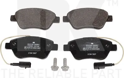 Produktbild von NK Bremsbeläge Satz Vorne Bremsklötze für FIAT 500 (312) 222388