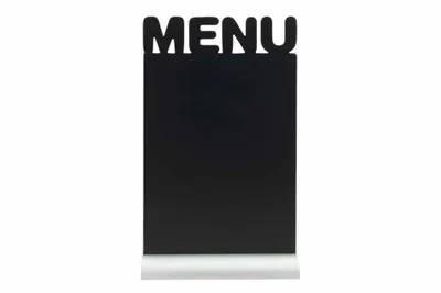 Produktbild von Securit Desk Marker Board MENU mit Marker, Aluminiumständer