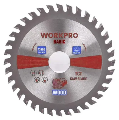 Image de Lame Scie Circulaire Bois Workpro Coupe Précise Du Bois, 36 Dents Tct - Workpro