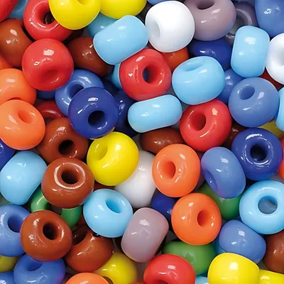 Produktbild von KNORR PRANDELL 216102999 Böhmische Rocailles Ø 5 mm Glas bunt gemischt